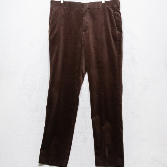 J. Crew Other - J Crew Ludlow Slim Fit Cords Corduroy Dress Suit Pants Brown Mens Sz 34x32